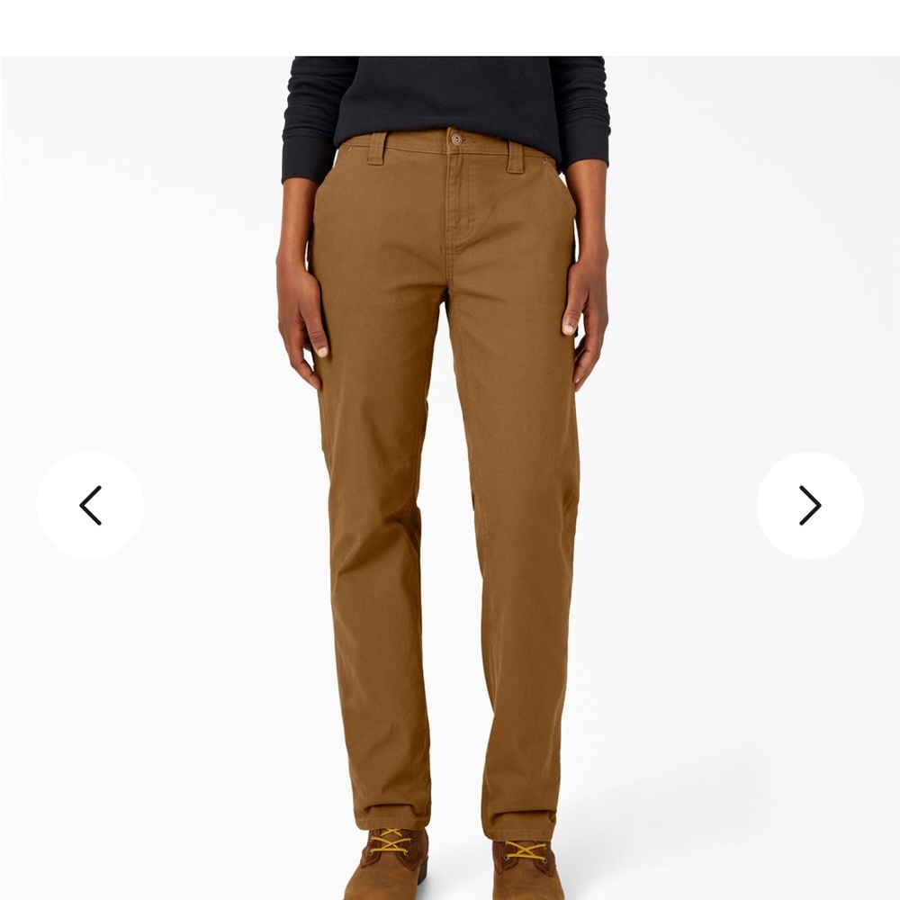 Dickies Women's Relaxed Straight Carpenter Duck Pant 8R